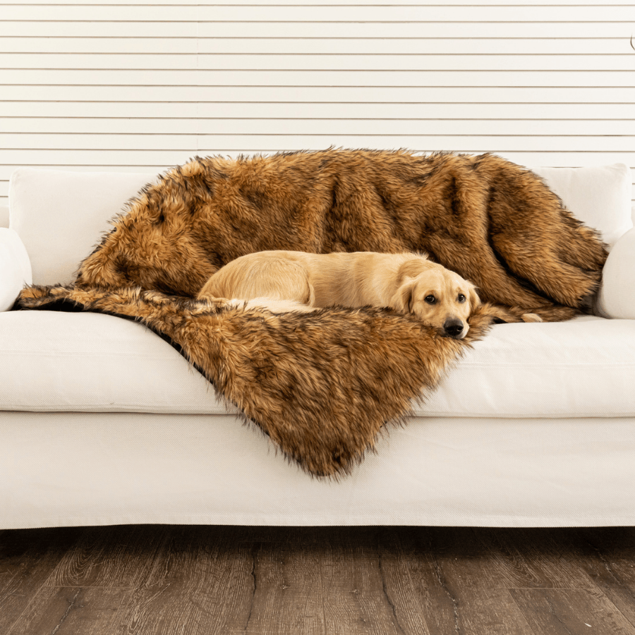 PupProtector™ Waterproof Throw Blanket - Sable Tan