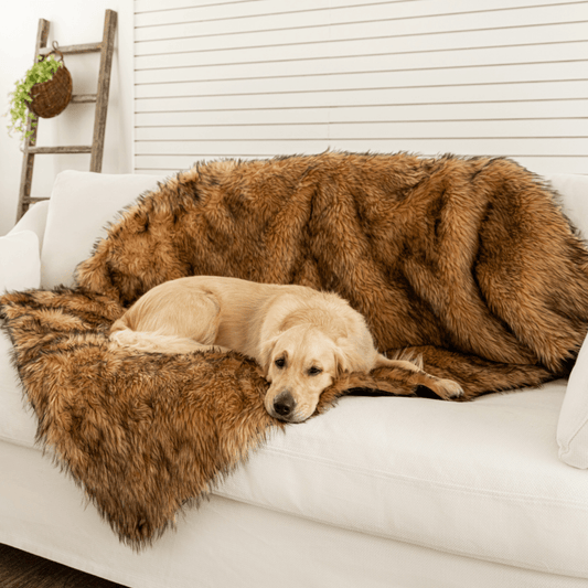 PupProtector™ Waterproof Throw Blanket - Sable Tan