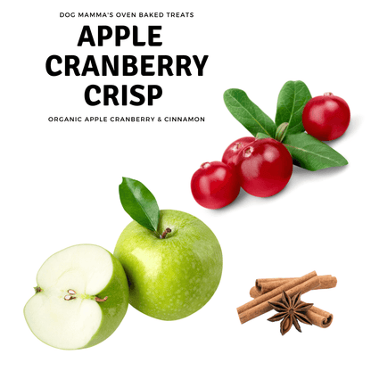 Dog Mamma's Organic Apple Cranberry Recipe - USDA Organic Certified Dog Treats