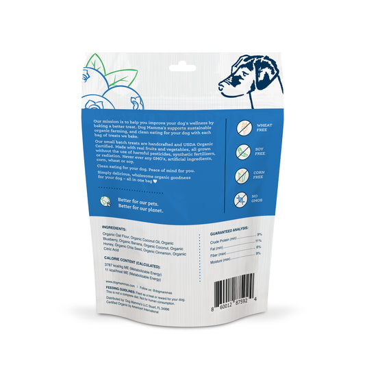 Dog Mamma's Organic Berry Banana Coconut Recipe - USDA Organic Certified Dog Treats