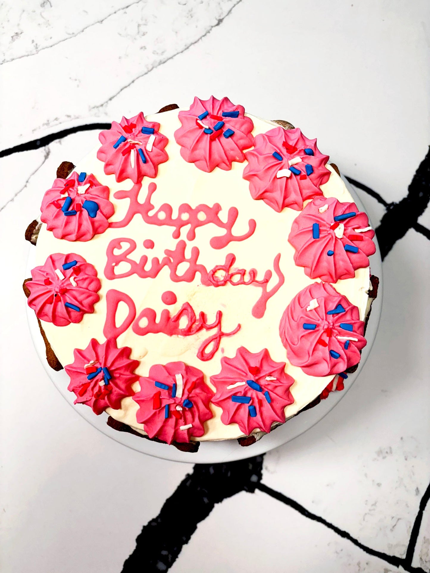 Organic Dog Birthday Cake
