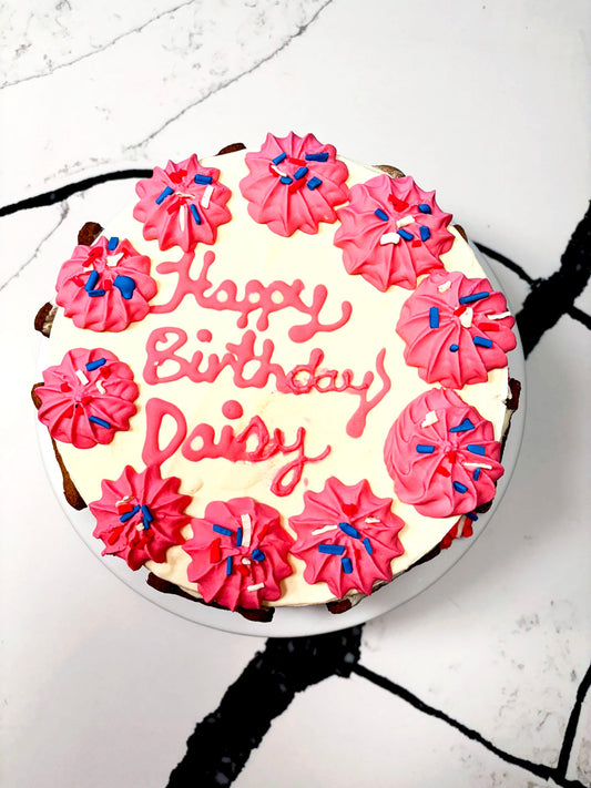 Organic Dog Birthday Cake