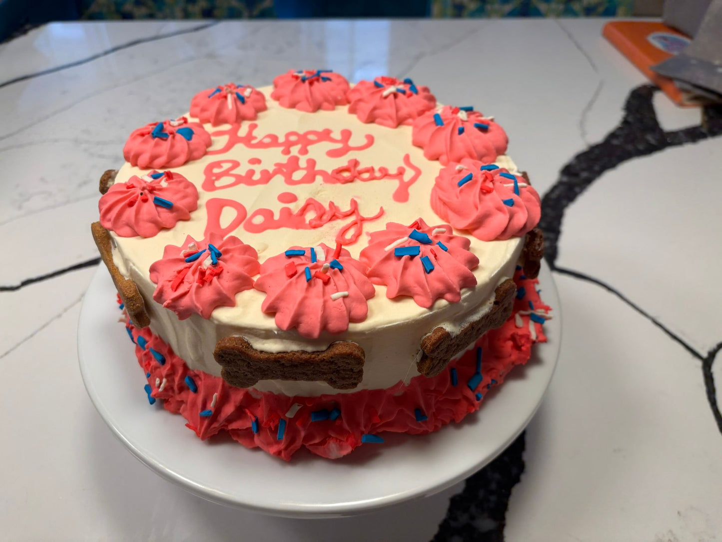 Organic Dog Birthday Cake