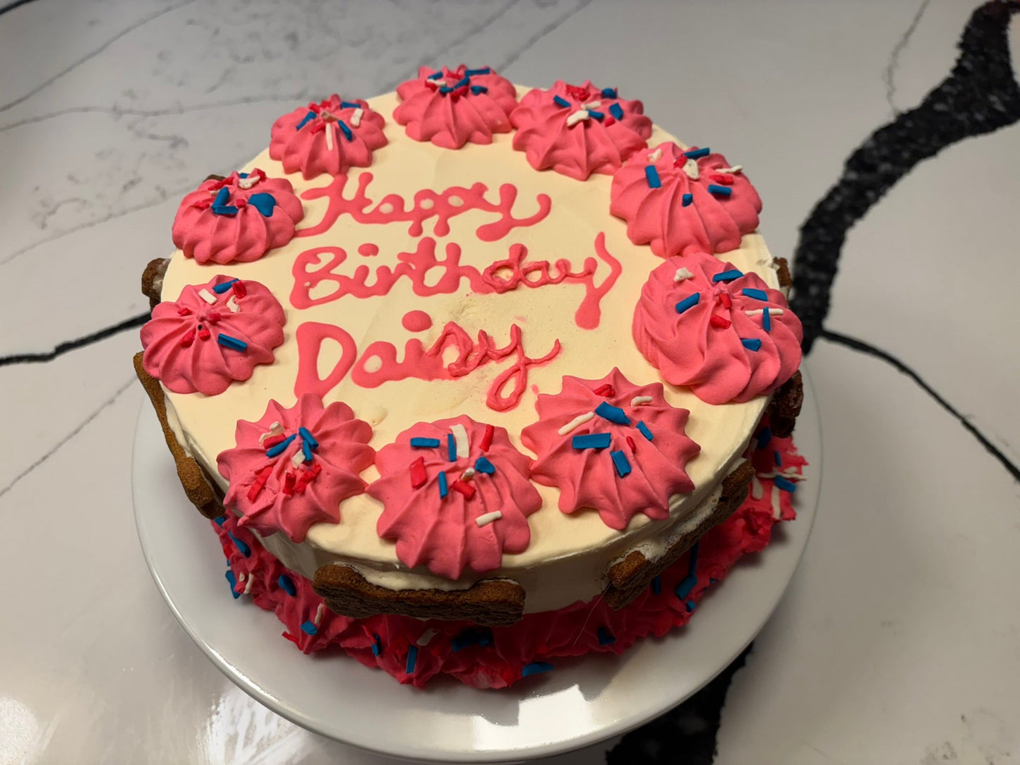 Organic Dog Birthday Cake