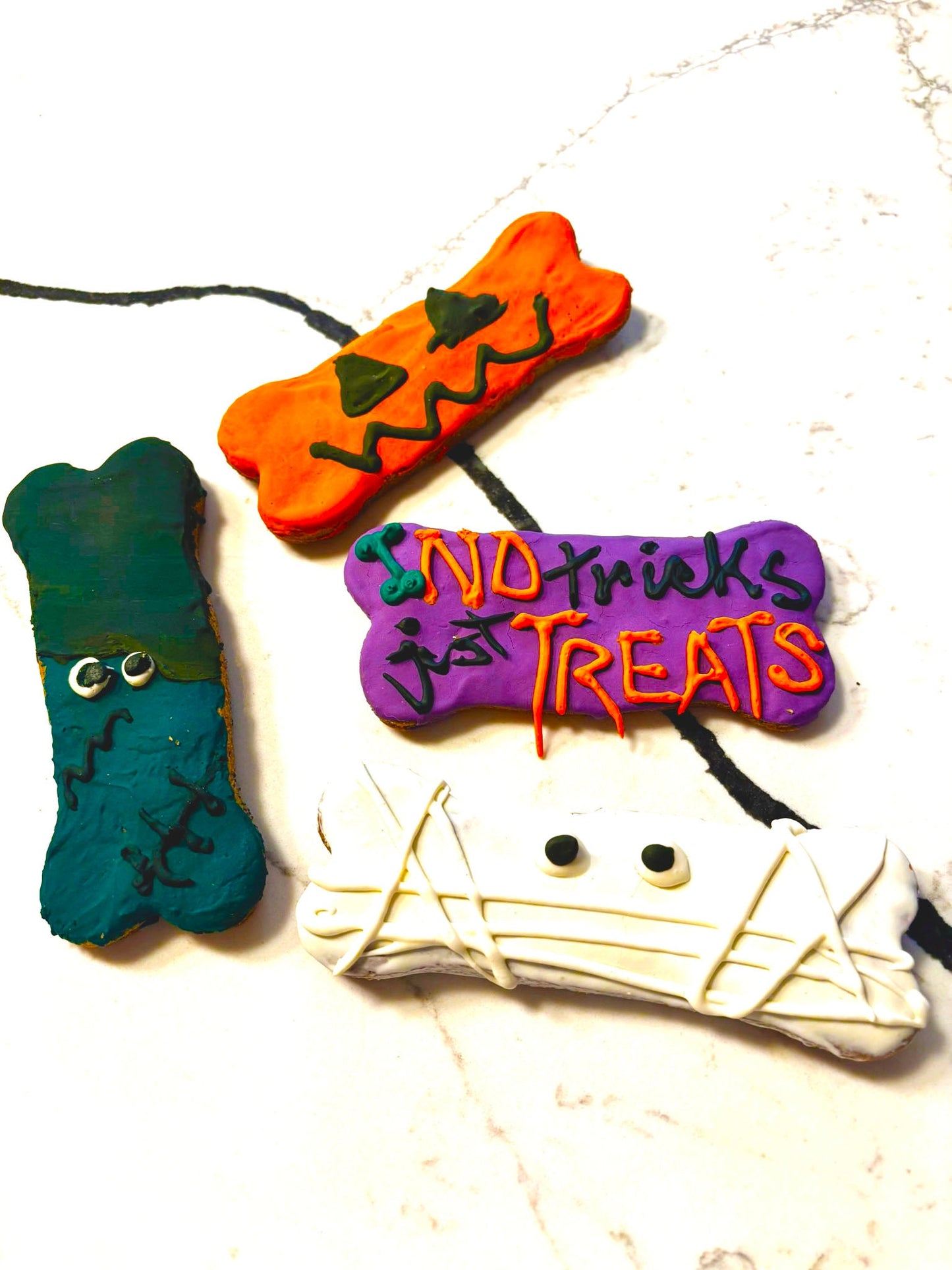 Halloween Peanut Butter Dog Cookies