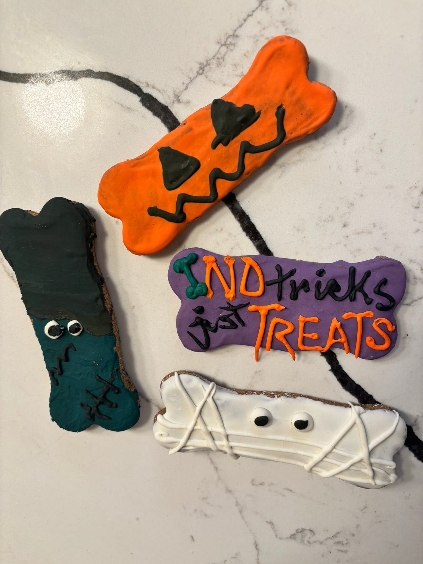Halloween Peanut Butter Dog Cookies