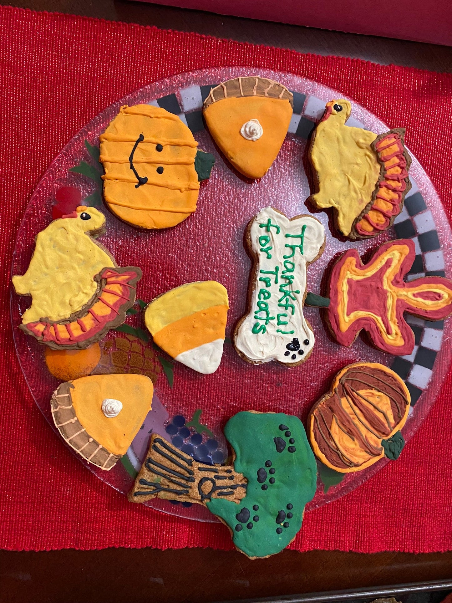 Thanksgiving Organic Dog Cookie Box
