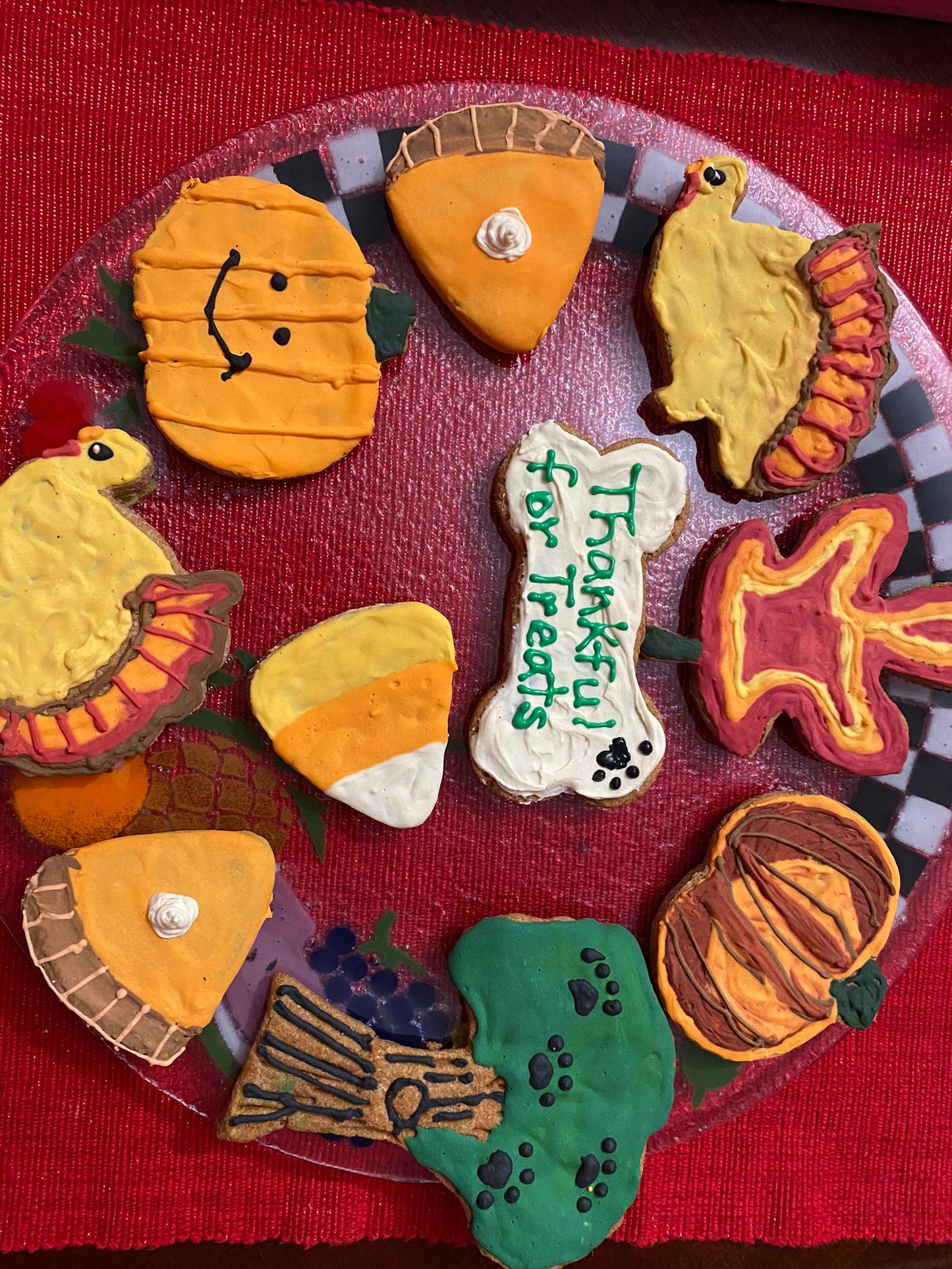 Thanksgiving Organic Dog Cookie Box