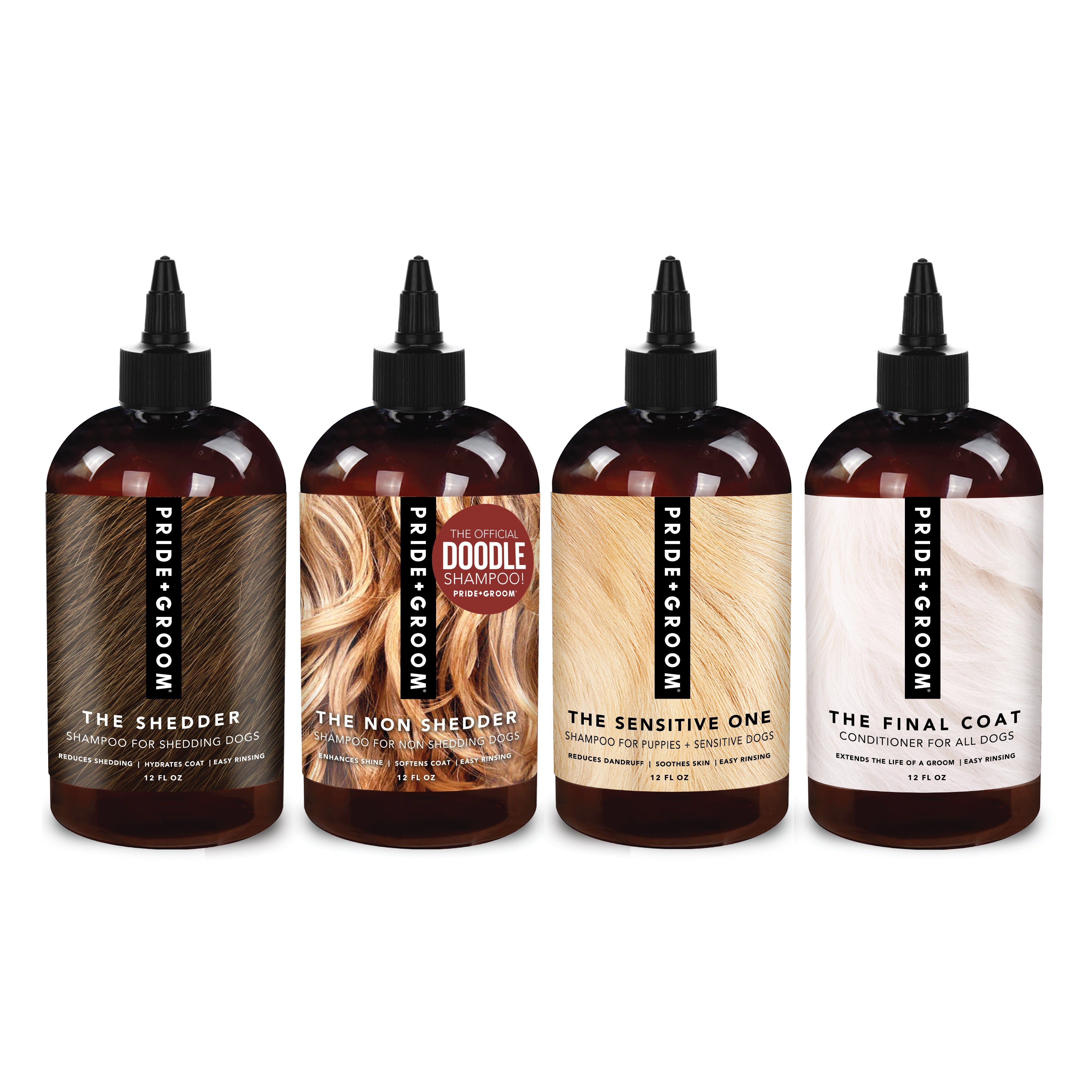 THE WASH SAMPLE PACK — Try PRIDE+GROOM's Best-Selling Dog Shampoos